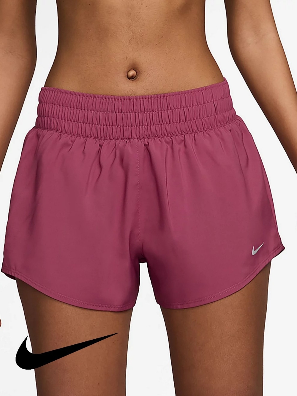 NWT Nike One Dri-FIT Mid-Rise Shorts 3in- MEDIUM PURPLE